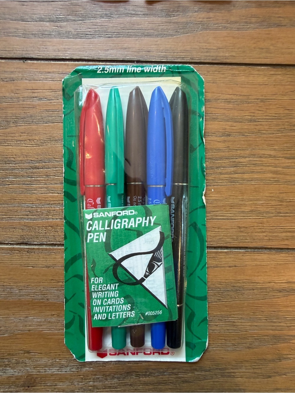 Vintage 1997 Sanford Calligraphic Set of 5 Marker Pens